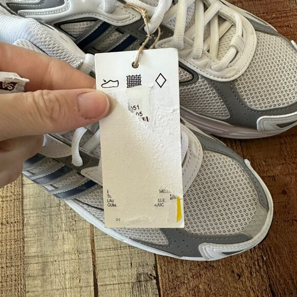 Adidas Mens Response CL Running Shoes Size 9.5 White & Grey Mesh Sneakers - Picture 8 of 8